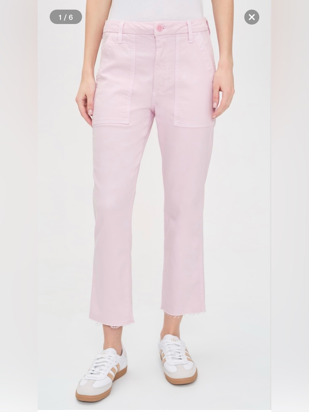 AMO Easy Army Trousers in Wisteria Pink - worn once
